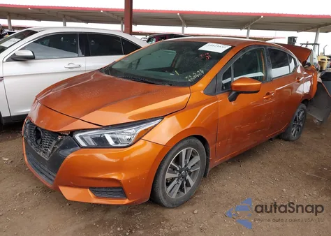 2022 Nissan Versa 1.6 Sv Xtronic Cvt z USA, uszkodzony, nr VIN 3N1CN8EV6NL857907